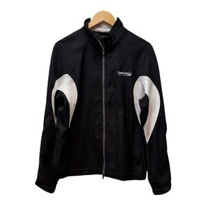 Kate Lord Black and White Golf Casual Preppy Activewear Jacket Size L